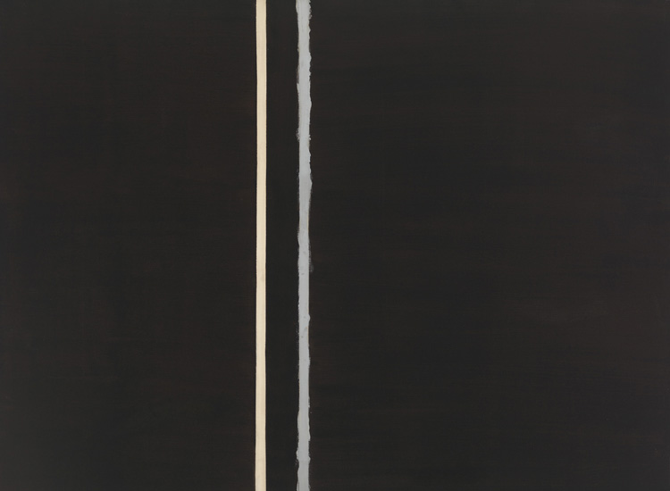 Barnett Newman, The Promise (1949), olio su tela Barnett Newman, The Promise (1949), olio su tela